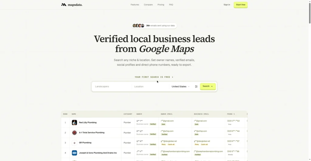 Lead Scraping Guide: Best Tools to Scrape Leads in 2026 7 Maps Data Homepage